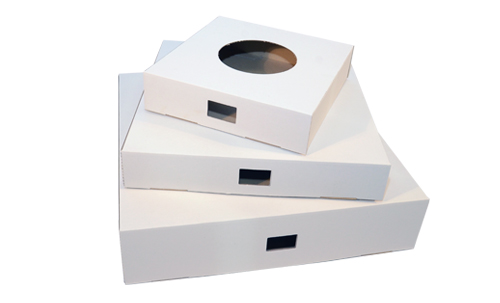 ' Cajas de carton reciclado '